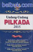 Undang Undang Pilkada